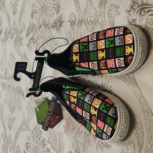 Brand new Minecraft black shoes (for kids)